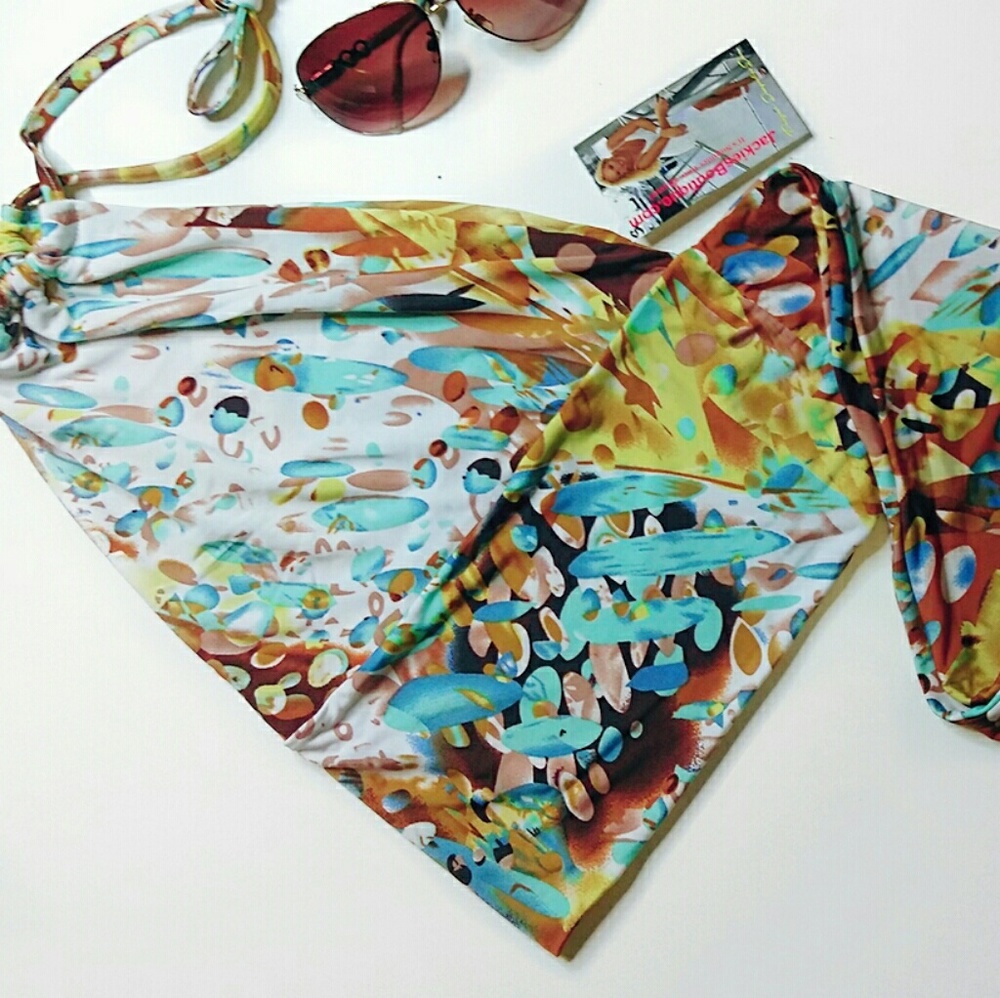 Wrap stretch halter top size small